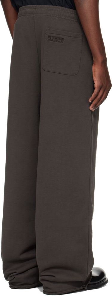 Tepláky VETEMENTS Vetements Cradle of Filth Dripping Logo Baggy Sweatpants Šedá | UCF76SP450C, 2