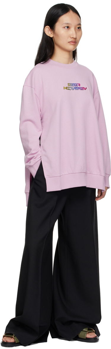 Mikina Stella McCartney Logo Sweatshirt Ružová | 600420SPW36, 3