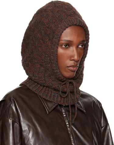 Klobúk Maison Margiela MM6 Maison Margiela Wool Blend Knit Hood Hnedá | SH2TB0005 M13174, 1