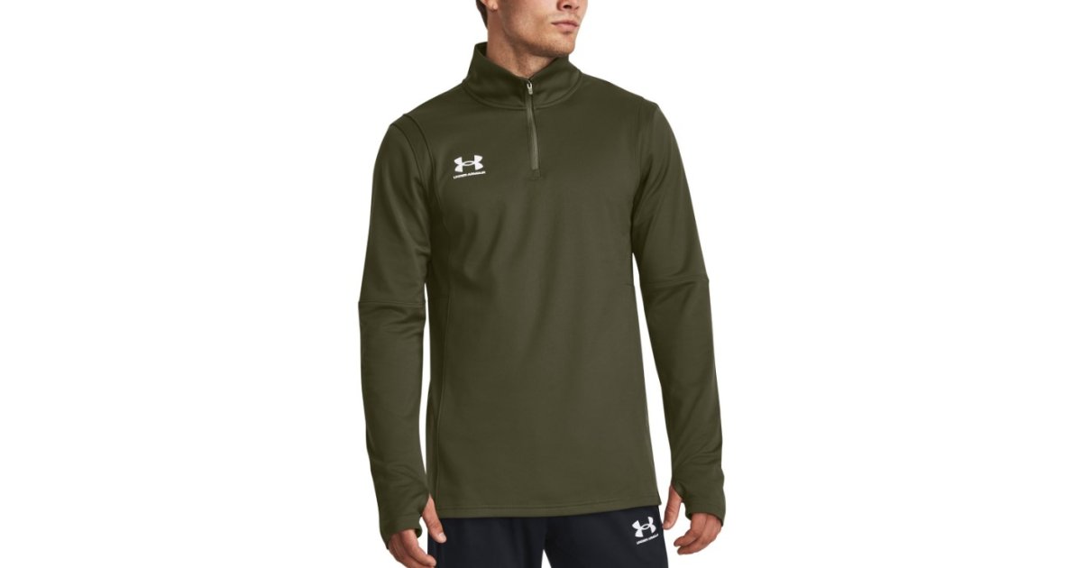 Mikina Under Armour Midlayer Challenger Training Top Zelené | 1379588-390, 1