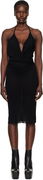 Rick Owens Hollywood Draped Midi Dress