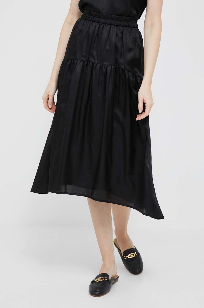 Sukňa DKNY Kashmir Skirt Čierna | P3AN5R87, 0