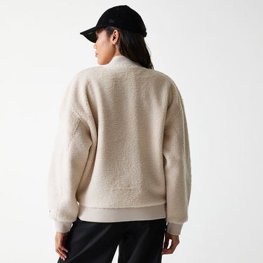 Bomber bunda New Era New Era MLB Sherpa Bomber Jacket NY Yankees Béžová | 60684447, 2