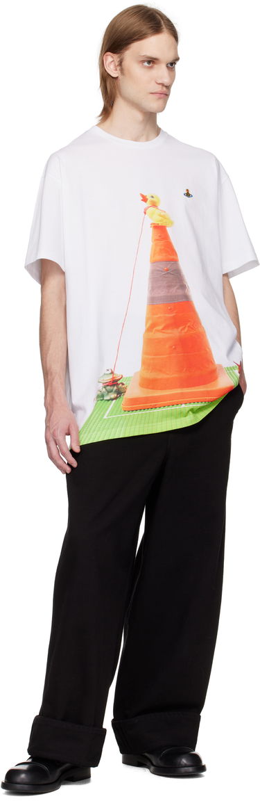 Tričko Vivienne Westwood Vivienne Westwood Oversized Cone T-Shirt Biela | 3G01003D-J001M-, 3