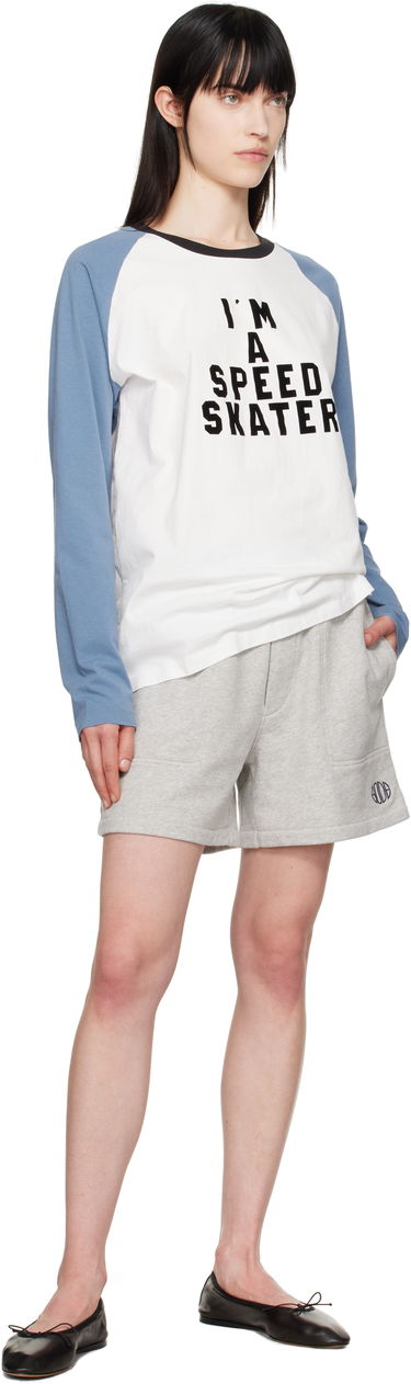 Tričko Bode Bode 'Skater' Long Sleeve T-Shirt Biela | MRS25CS025, 3