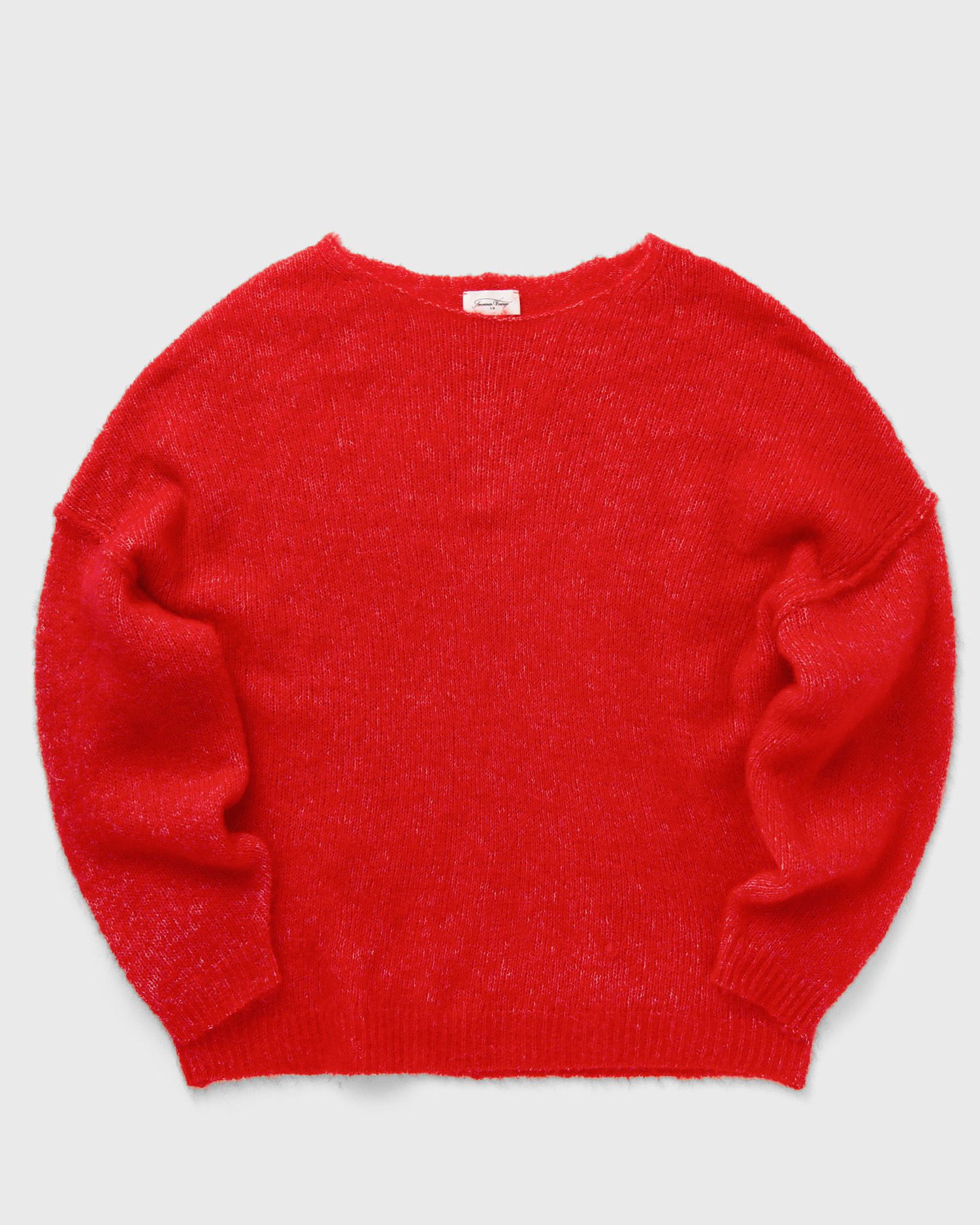 Sveter American Vintage YANBAY Crewneck Pullover Červená | YAN18DH24-FLAMENCO-CHINE, 0