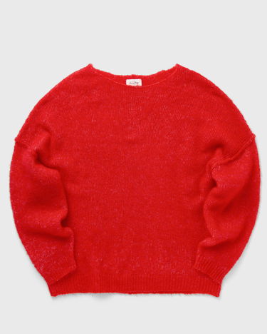 Sveter American Vintage YANBAY Crewneck Pullover Červená | YAN18DH24-FLAMENCO-CHINE, 0
