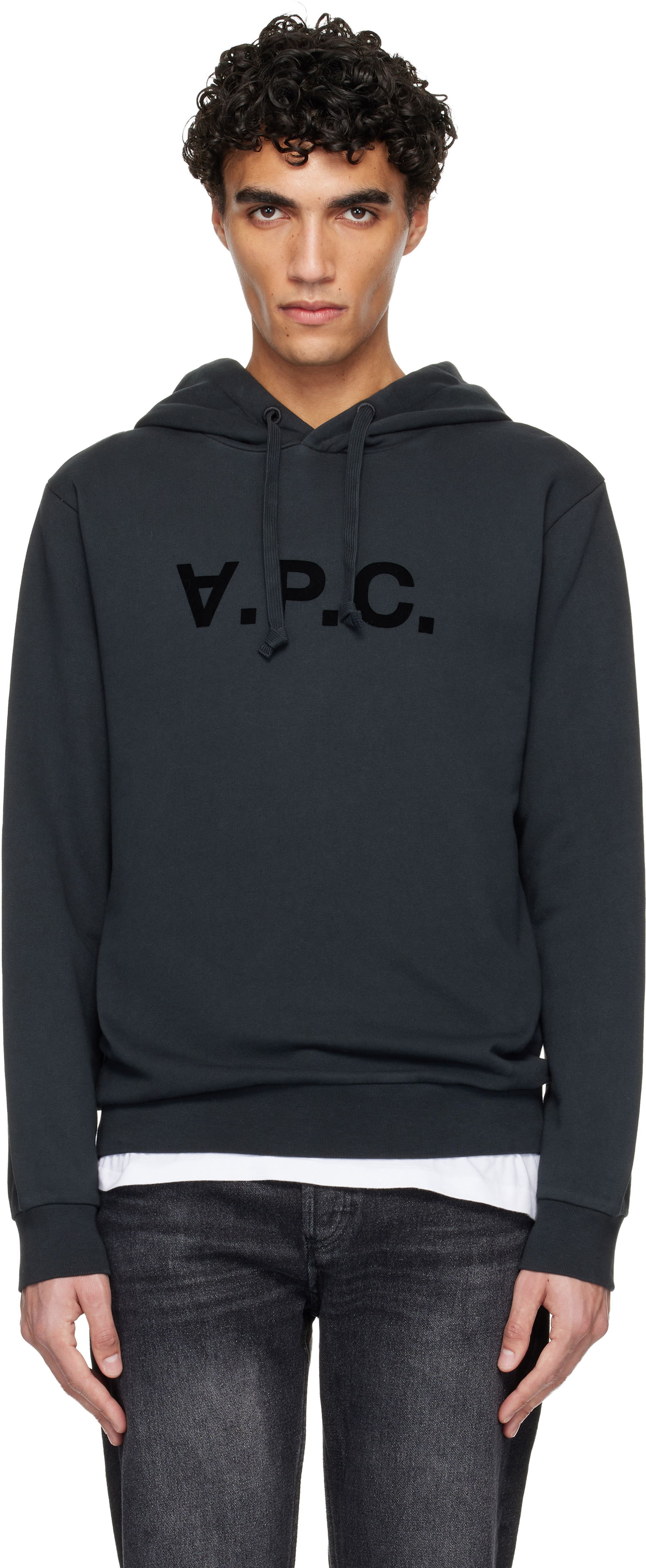 Mikina A.P.C. Standard Grand 'VPC' Hoodie Šedá | COHMC-M27908, 0