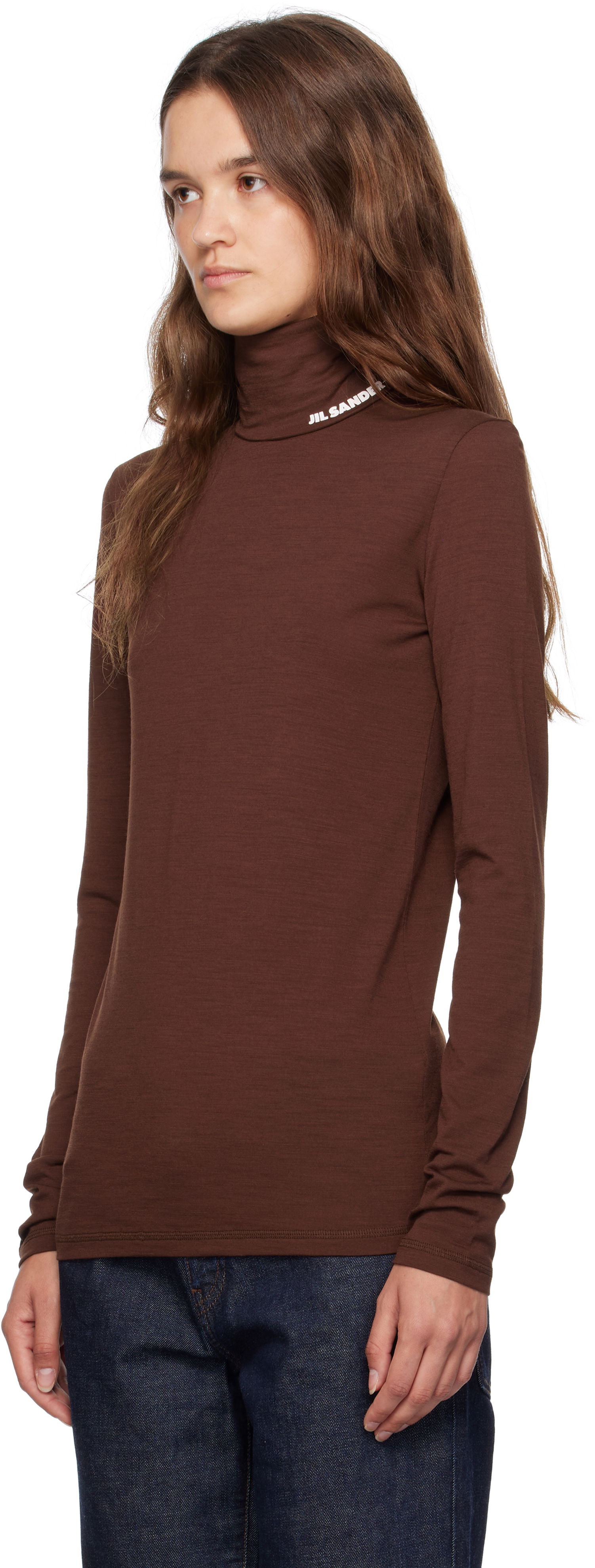 Printed Turtleneck