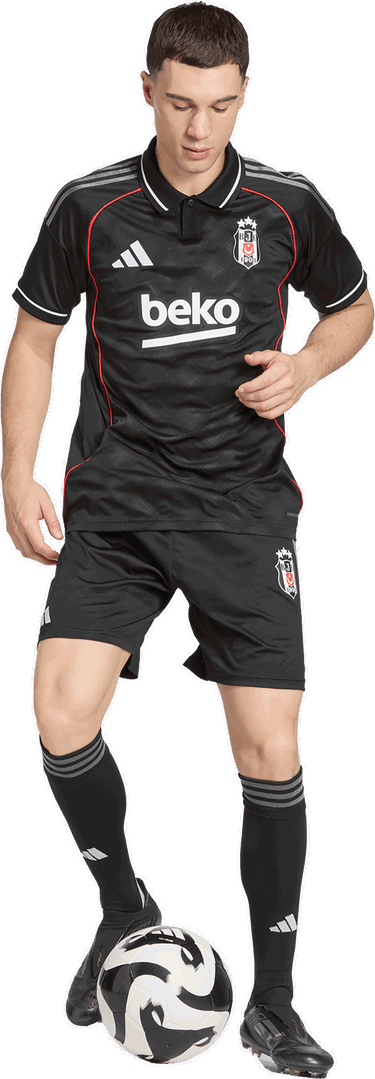 Dres adidas Performance Beşiktaş JK Third Jersey 25/26 Čierna | JD1414, 3