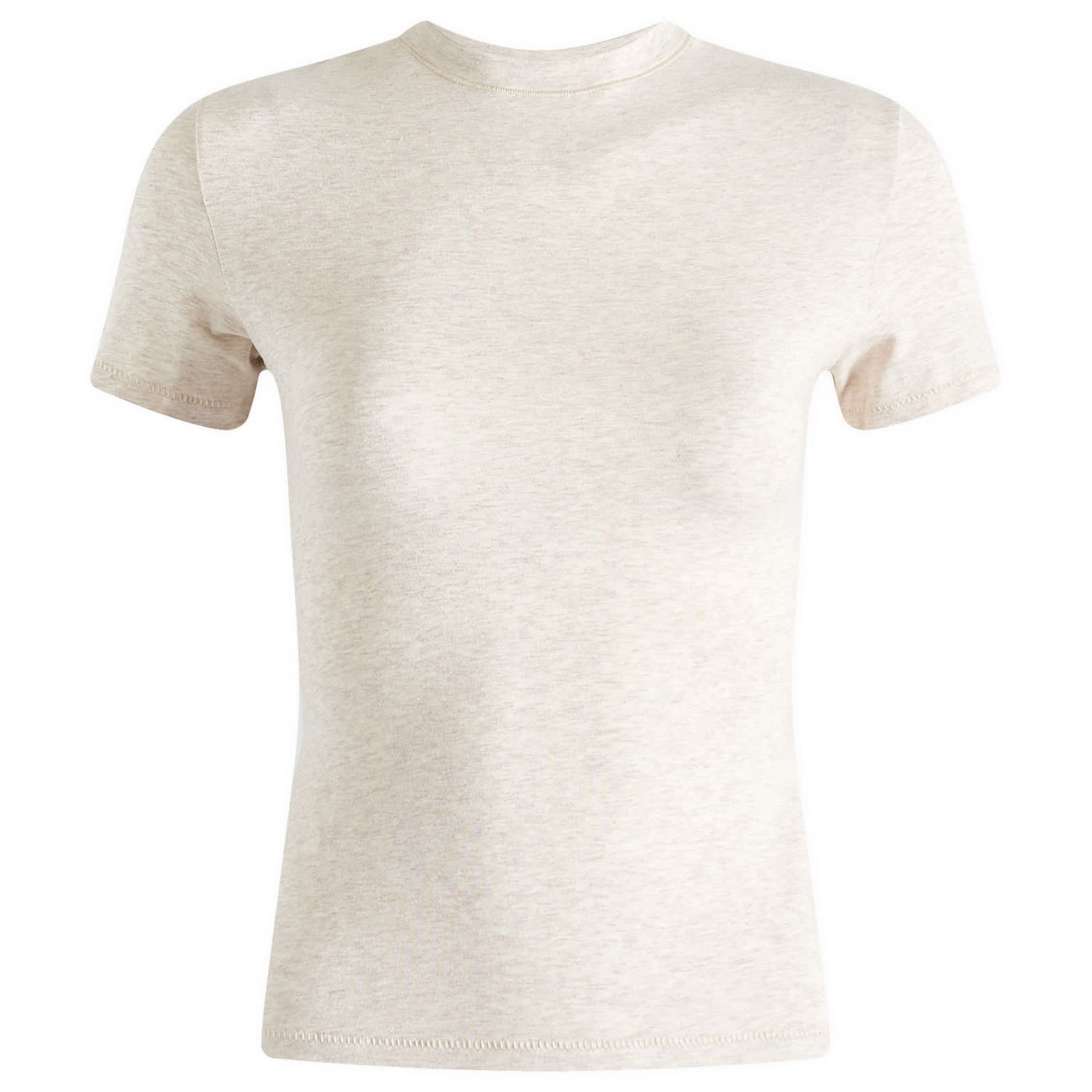 Tričko SKIMS SKIMS Cotton Jersey T-Shirt, Size Large Béžová | AP-TSH-0638-OATHEATHER, 1