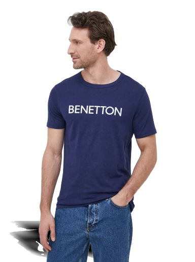 Tričko United Colors of Benetton Logo Tee Navy | 3I1XU100A.918