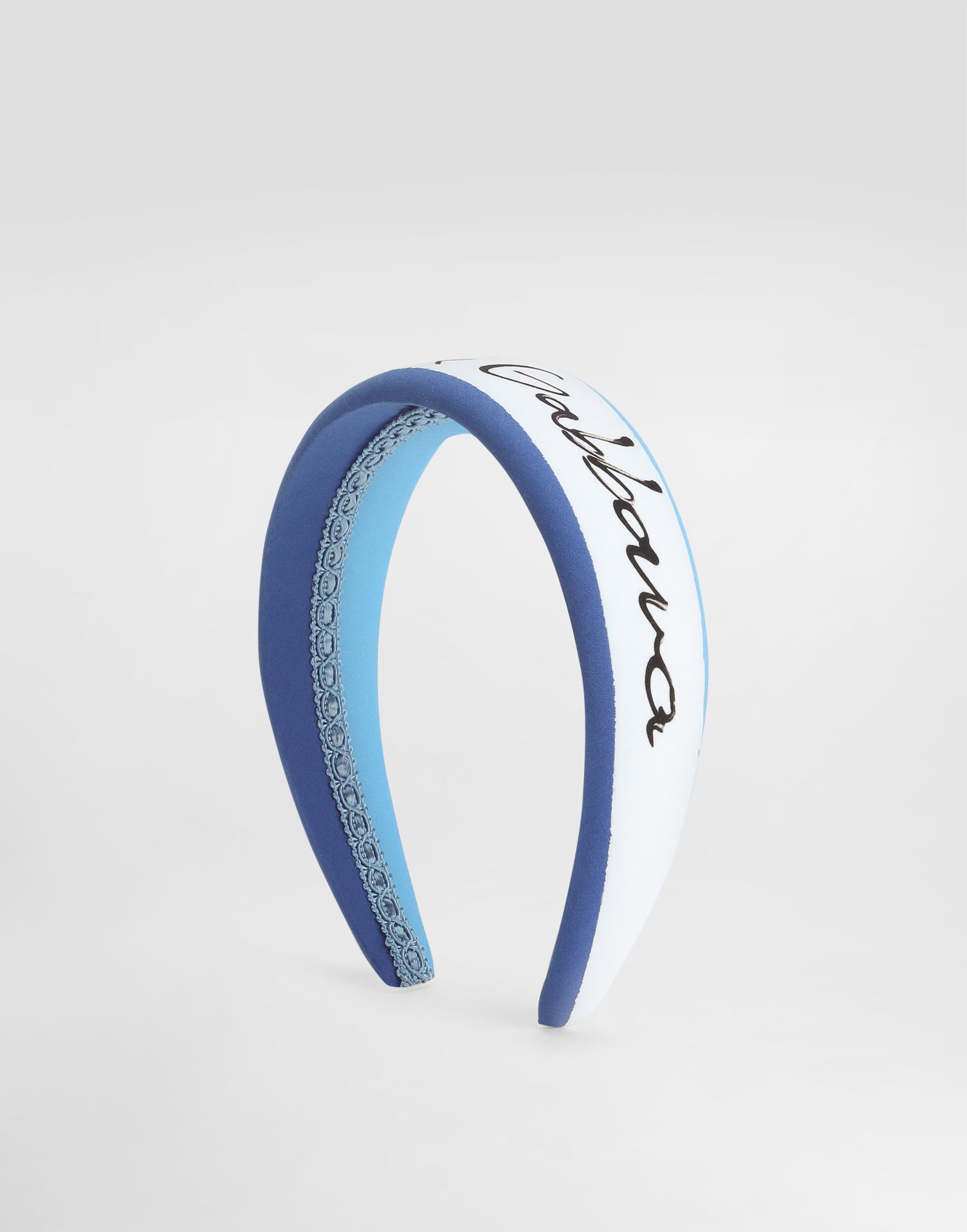 Doplnky Dolce & Gabbana Dolce & Gabbana Poplin Headband Modrá | LB3L54FI5KSHB5KB, 1