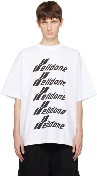 Tričko We11done Printed T-Shirt Biela | WD-TP6-20-074-U-WH, 0