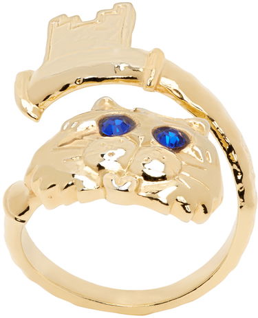 Prsteň Chopova Lowena Eyes & Key Gold Ring Metalická | 6460, 0