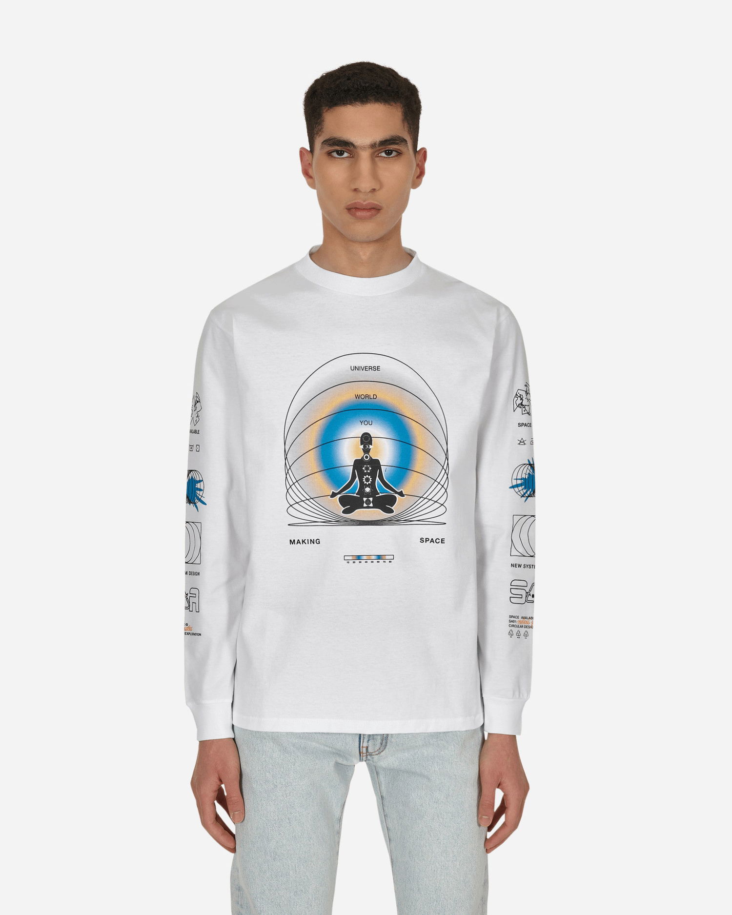Tričko Space Available Oneness T-Shirt Biela | SA-OT002-WHT WHITE, 0