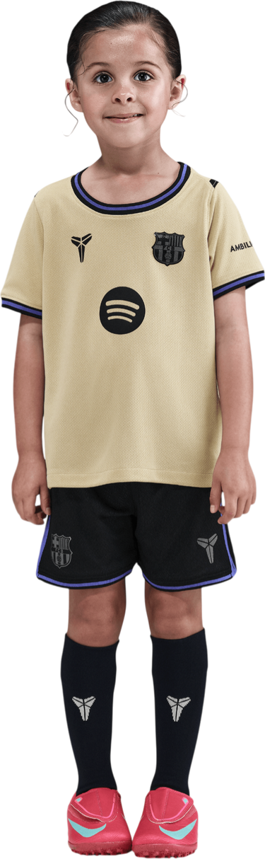 Dres Nike FC Barcelona Dri-FIT Minikit Away Jersey Set 2025/26 Žltá | hj5618-784, 3