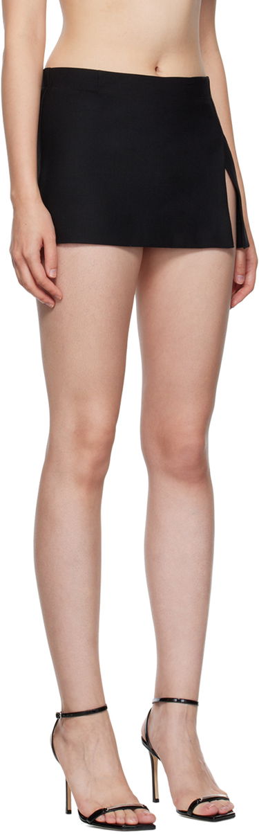Sukňa Miaou Miaou Micro Miniskirt Čierna | 4012-CL-BLK, 1
