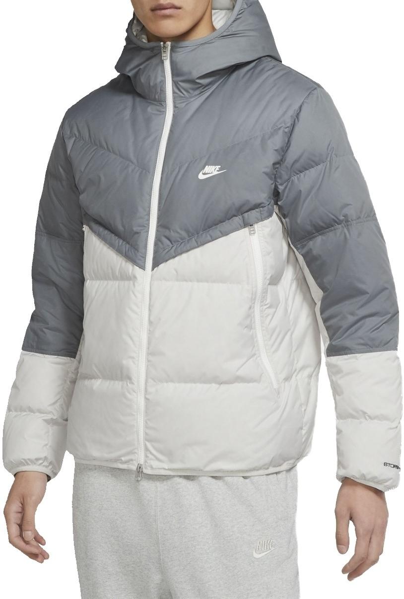 Prešívaná bunda Nike Hooded Down-Filled Jacket Šedá | dd6795-077