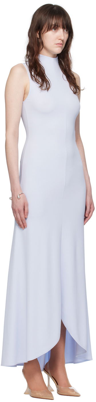 Šaty Courrèges Mock Neck Maxi Dress Modrá | 224JRO425JS0066, 1