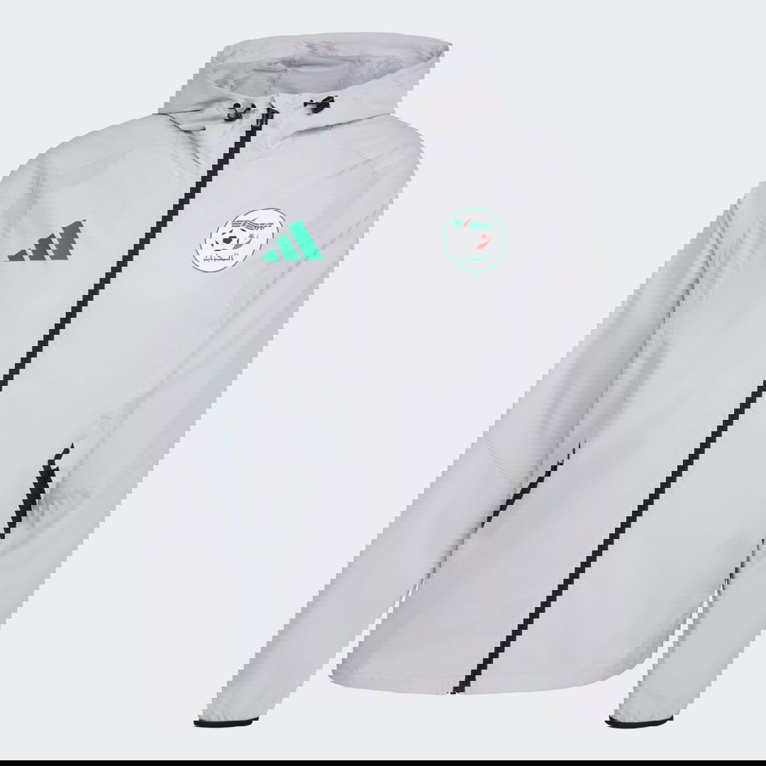 Vetrovka adidas Performance Algeria Tiro Tech Full Zip Windbreaker Jacket Šedá | JZ6253, 0