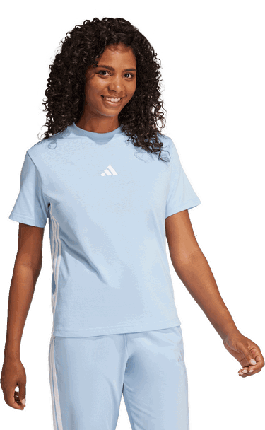 Tričko adidas Originals Essentials 3 Stripes T-Shirt Modrá | je1227, 3