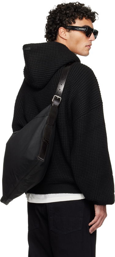 Mikina Fear of God ESSENTIALS Holiday Heavy Waffle 90s Hoodie Čierna | 192HO254361F, 2