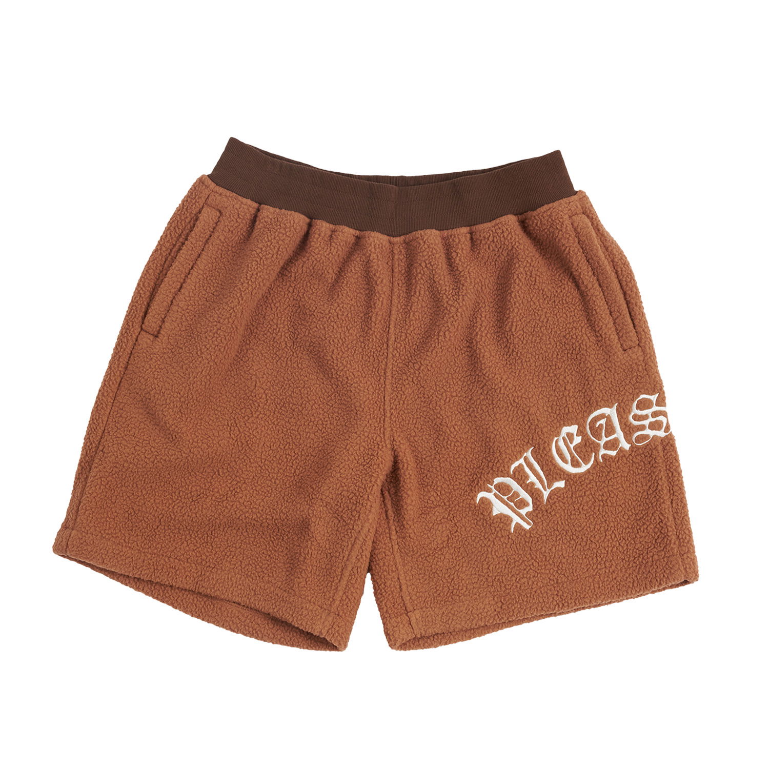 Šortky Pleasures Mars Sherpa Shorts Hnedá | P23SP043-BROWN, 0