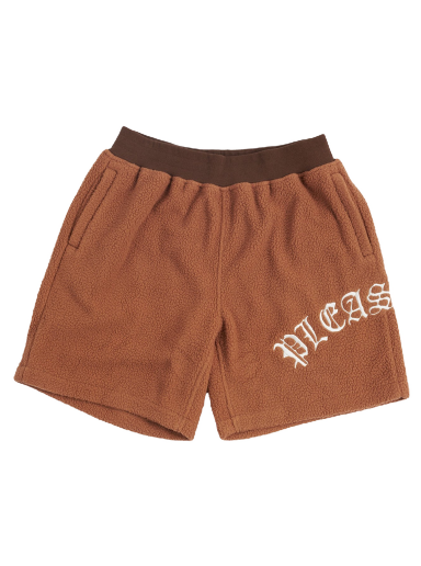 Šortky Pleasures Mars Sherpa Shorts Hnedá | P23SP043-BROWN