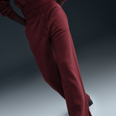 Súprava Nike Nike Sportswear Phoenix Plush High-Waisted Wide-Leg Fleece Pants Vínová | FN3622-619, 3