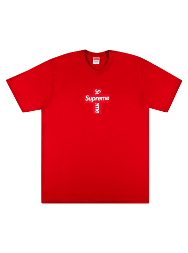 Tričko Supreme Cross Box Logo Tee Červená | FW20T25 RED