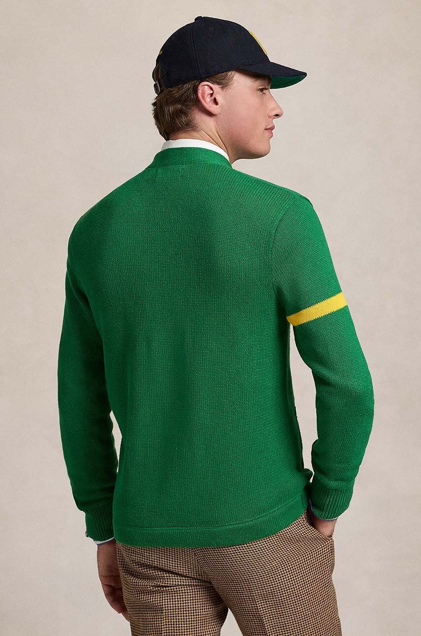 Sveter Polo by Ralph Lauren Longsleeve Cardigan Zelené | 710949299, 1
