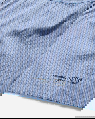 Košeľa Vans HommeGirls Cropped Striped Shirt Modrá | VN000NTBEM91, 4