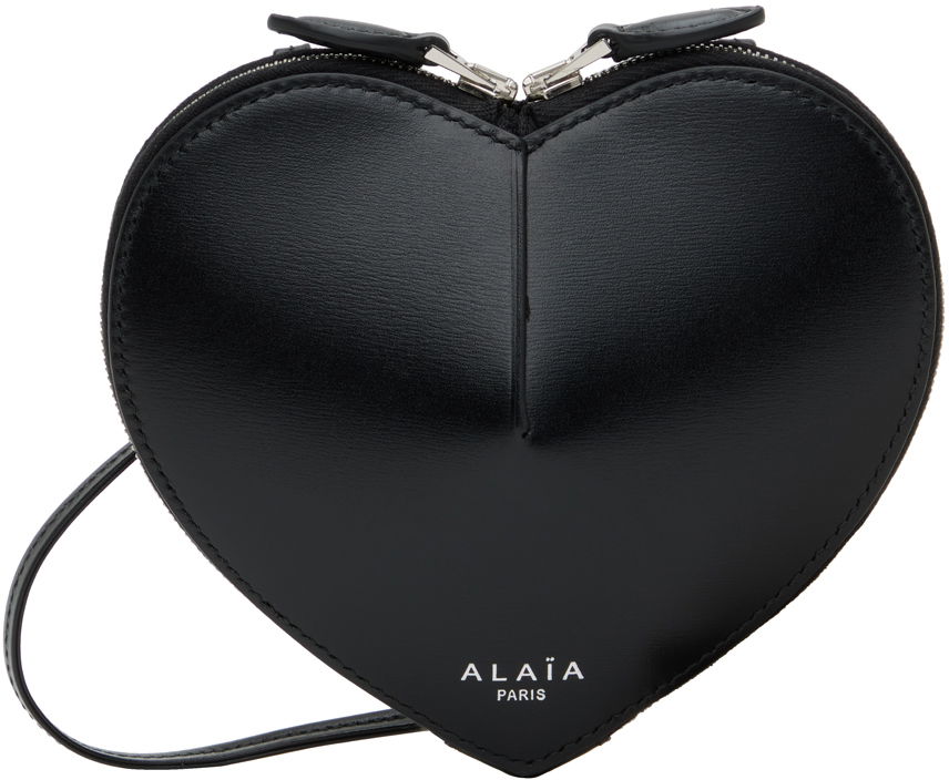 Kabelka Alaïa Mini Heart Shaped Coin Pouch Čierna | AA1P040C0Y75, 0