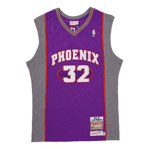 Dres Mitchell & Ness Mitchell & Ness Phoenix Suns Amar'e Stoudemire Basketball Jersey Fialová | AJY4SB19092-PSUPURP02AST, 0