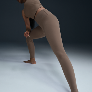 Legíny Nike Zenvy High-Waisted Gentle Support Leggings (Plus Size) Hnedá | DQ6013-233, 1
