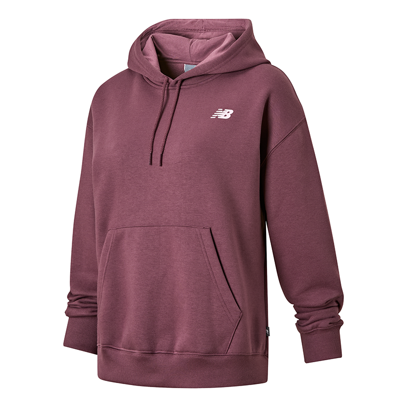 Mikina New Balance Women's Hoodie Vínová | NBWT51947FDP, 0