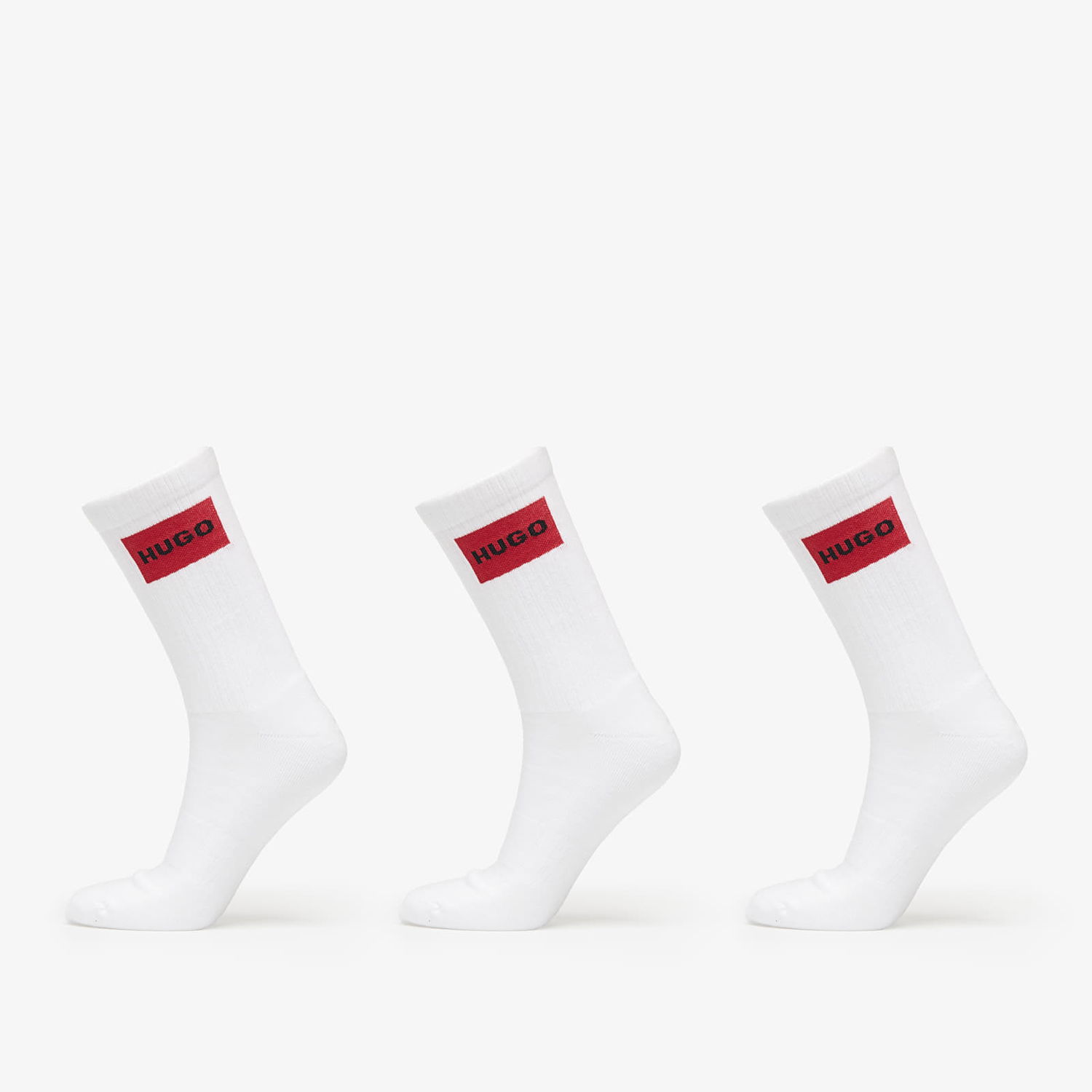 Spodná bielizeň a ponožky BOSS Hugo Men-H-3-Pack Qs Rib Label Cc White Biela | 50531515-100, 0
