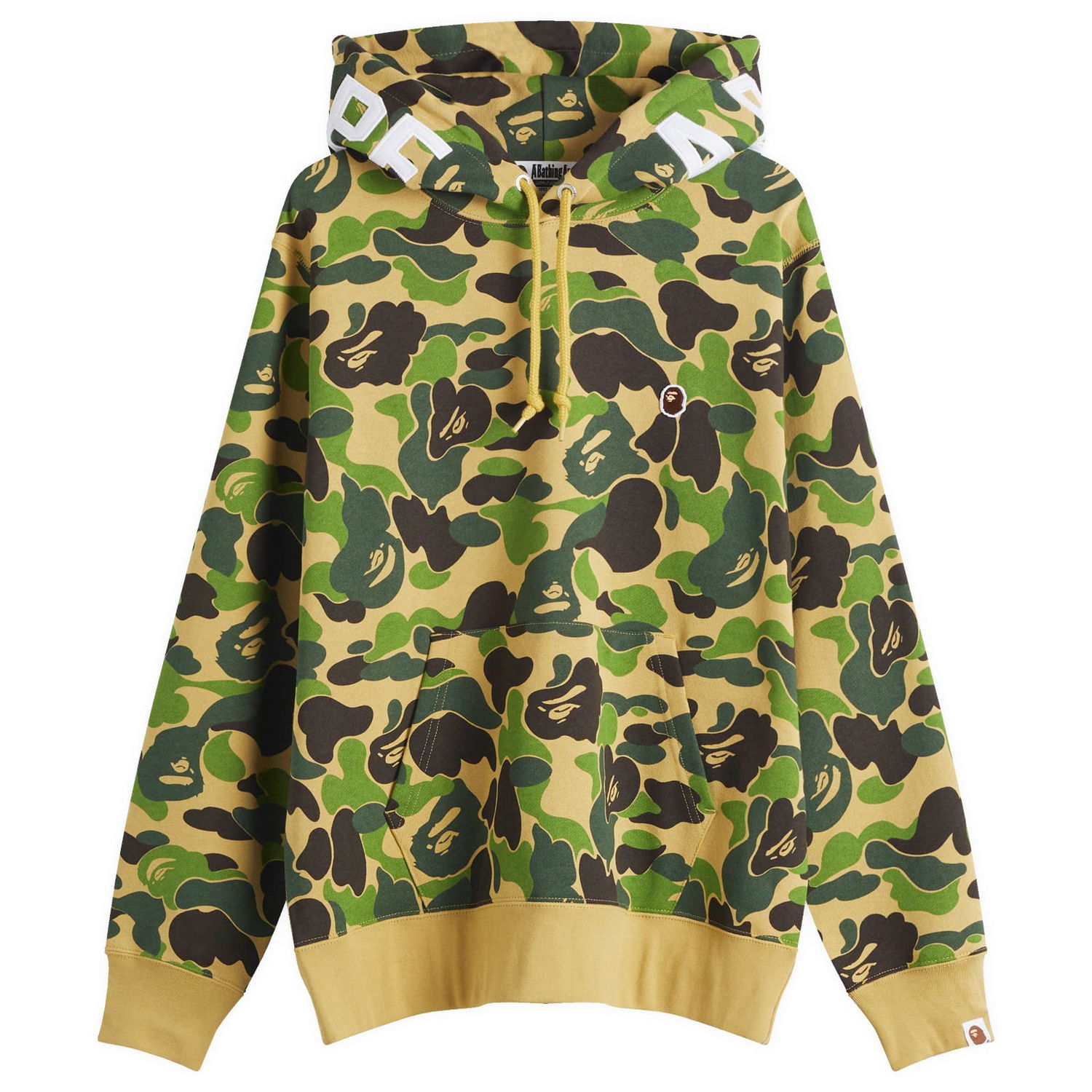 Mikina BAPE Bathing Ape ABC Camo Pullover Hoodie Žltá | 001PPL301008M-GRN, 0
