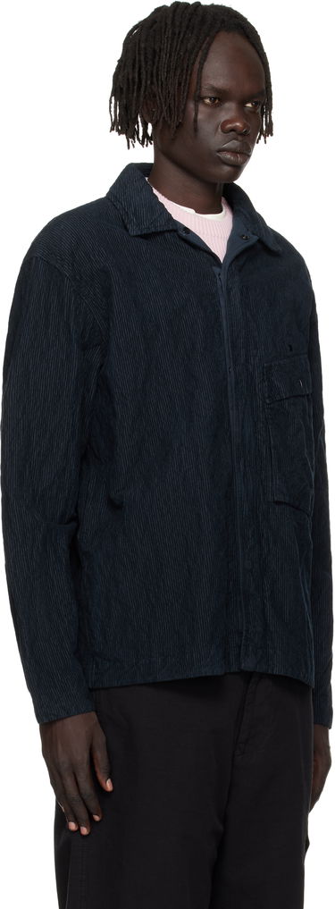 Košeľa Stone Island Wrinkled Corduroy Overshirt Navy | K2S15 1200020 S0229, 1