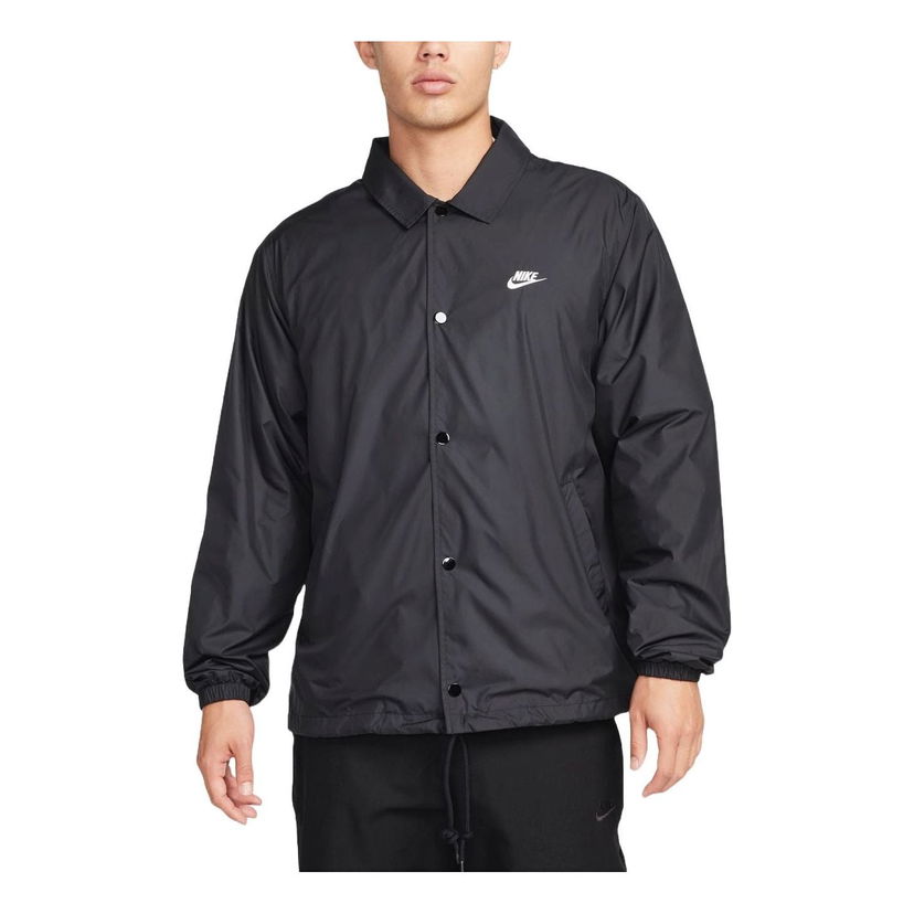 Vetrovka Nike Club Coaches' Jacket Čierna | FN3317-010