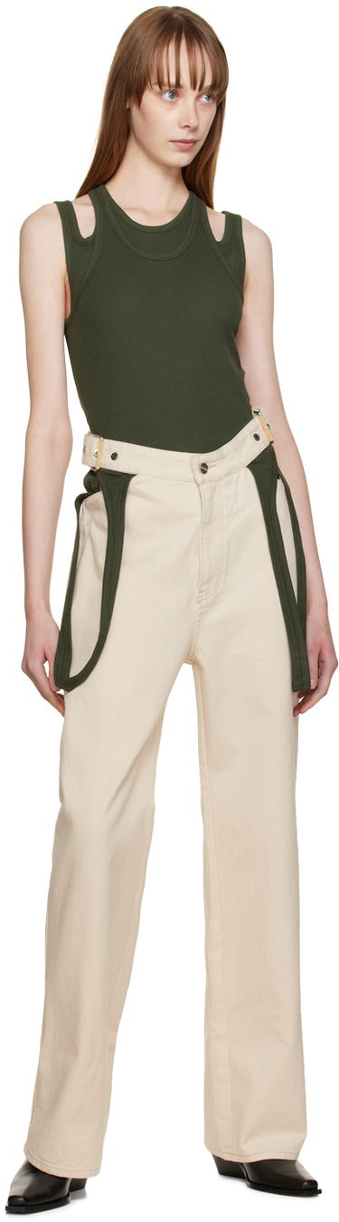 Tielko Dion Lee Double Loop Tank Top Zelené | C3053F22, 3