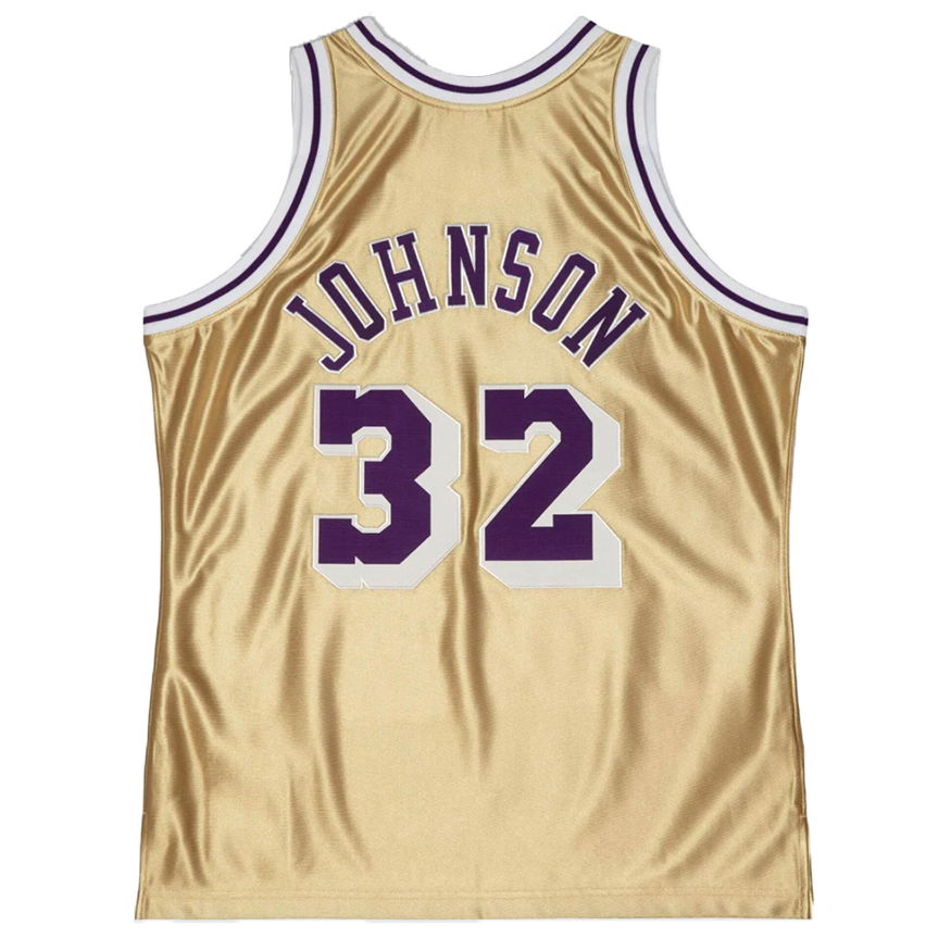 Los Angeles Lakers Magic Johnson 75th Gold Swingman Jersey