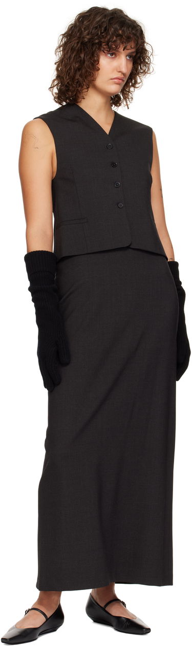 Rukavice Loulou de Saison Loulou de Saison Milos Cashmere Long Gloves Čierna | MILOS, 2