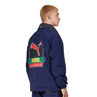 Bunda Puma Butter Goods Lightweight Pop Over Top Navy | 534055-84, 2