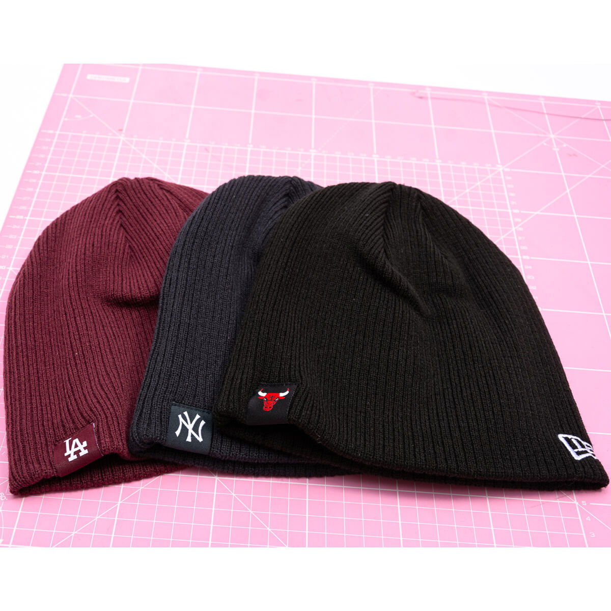 Kulicha New Era MLB Essential Skully Beanie LA Dodgers One Size Vínová | 60691106, 1