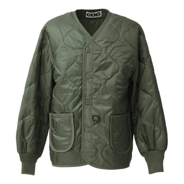 Bunda Comme des Garçons COMME des GARCONS x Alpha Industries Quilted Liner Jacket Zelené | SB-J001-051-2