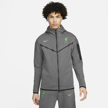 Mikina Nike mikina Liverpool FC Tech Fleece Windrunner Šedá | DV4825-071, 0