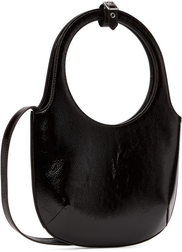 Taška cez rameno Courrèges Courrèges Holy Naplack Leather Shoulder Bag Čierna | 325GSA102CR0043, 2