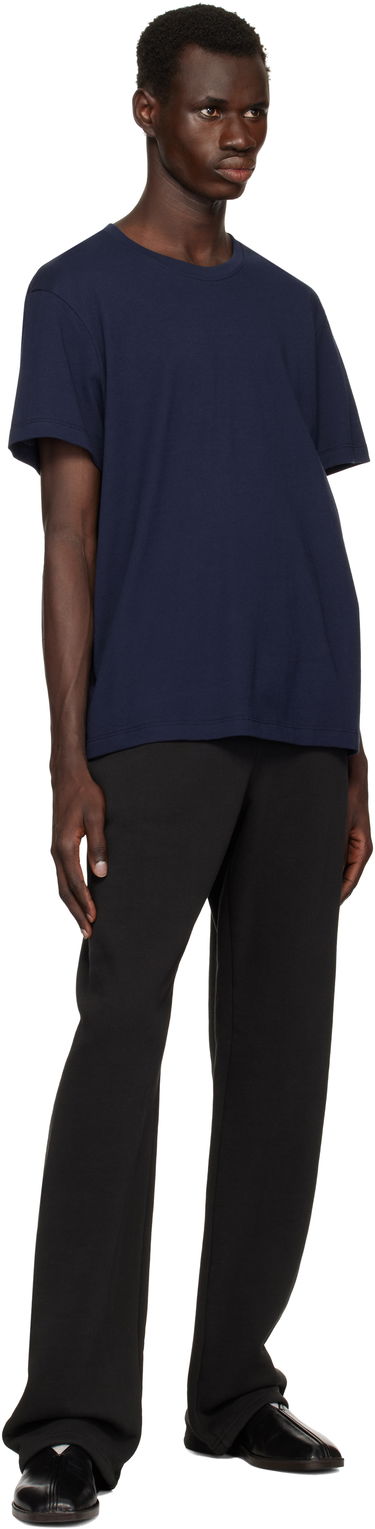 Tričko SKIMS SKIMS Cotton Classic T-Shirt Navy | TP-TSH-5701M-NAVY, 3